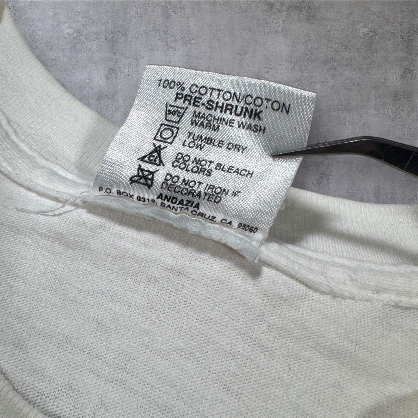 90s M.C. Escher エッシャー マルチプリント 両面 騙し絵 アートT AOP ANDAZIA USA製 白 M a-t-2505-019