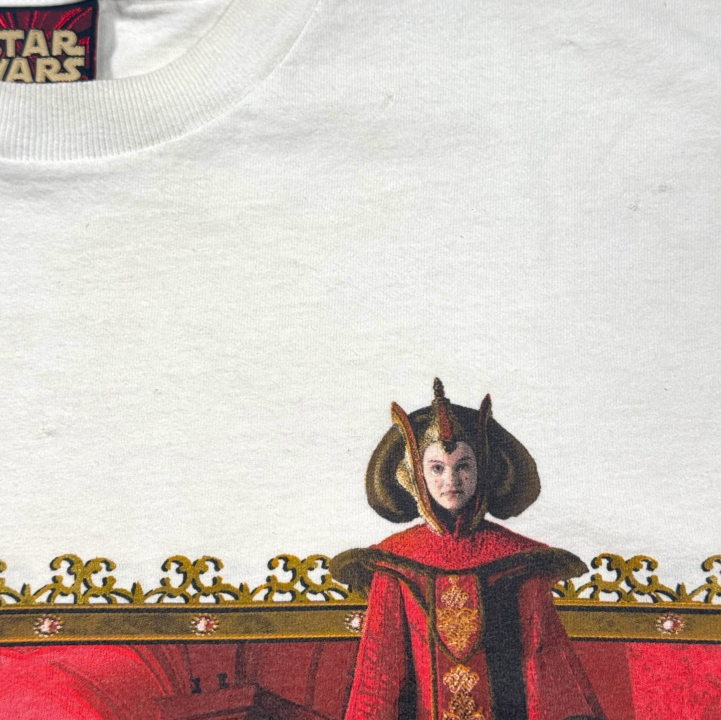 STAR WARS アミダラ 両面プリント ホワイト XL d-000030