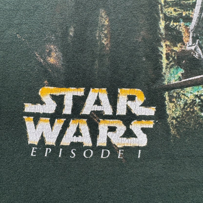90s STAR WARS EPISODE1 バトル・ドロイド グリーン XL d-t-2505-014