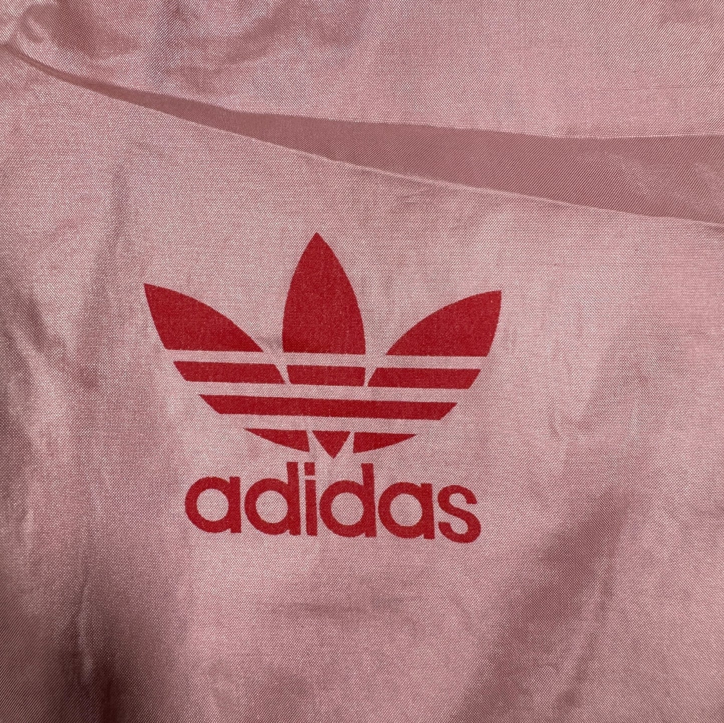 90s adidas ナイロンジャケット ピンク 万国旗タグ ad-u-2505-004