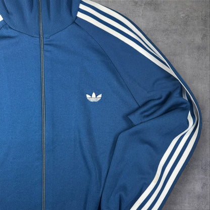 80s adidas トラックジャケット ネイビー デサント製 2号 ad-t-2505-010