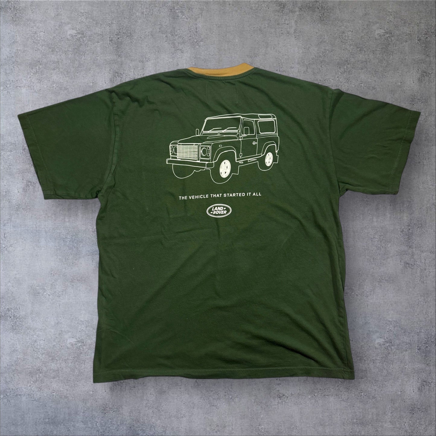 LAND ROVER ランドローバー 胸ポケット Tシャツ グリーン L co-u-2505-024