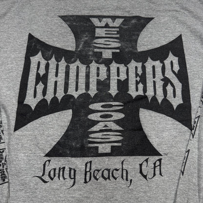 West Coast Choppers ウエストコーストチョッパーズ 長袖 グレー XL co-t-2505-016