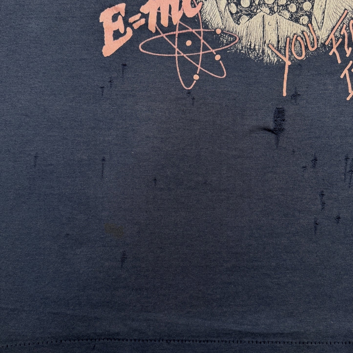 80s アインシュタイン ネイビー 1988 E=MC2 スクリーンスターズ XL a-t-2505-006