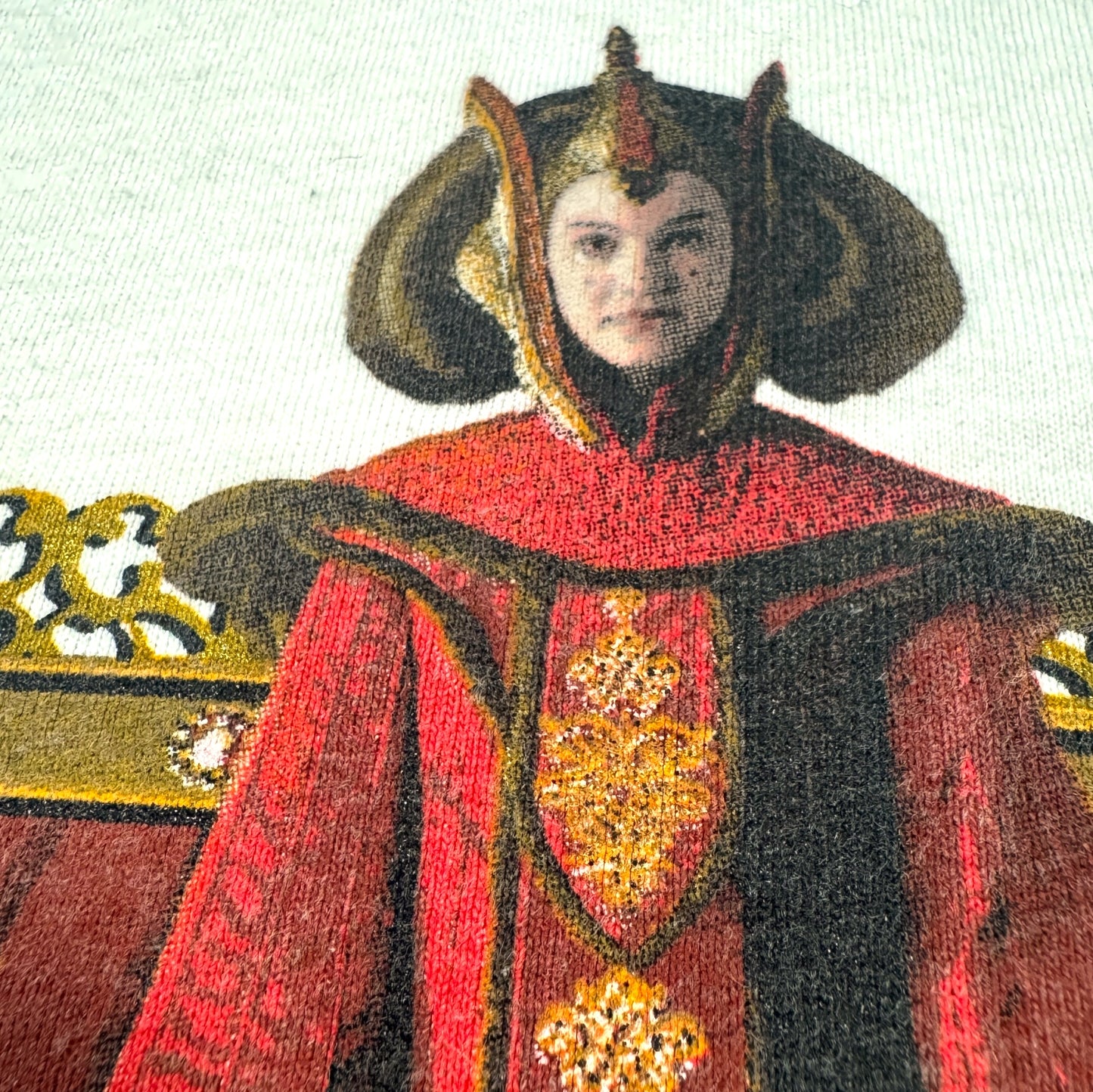 STAR WARS アミダラ 両面プリント ホワイト XL d-000030