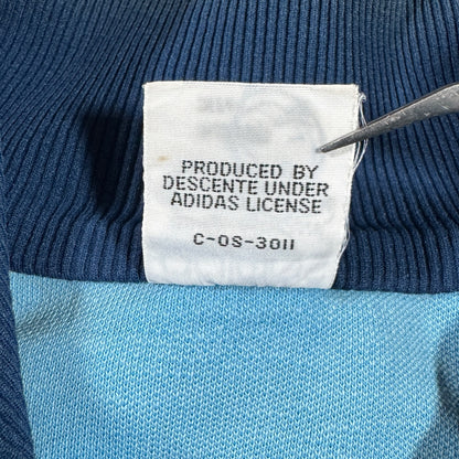 70s adidas トラックジャケット 水色 デサント 西ドイツ製 3号 ad-t-2505-006