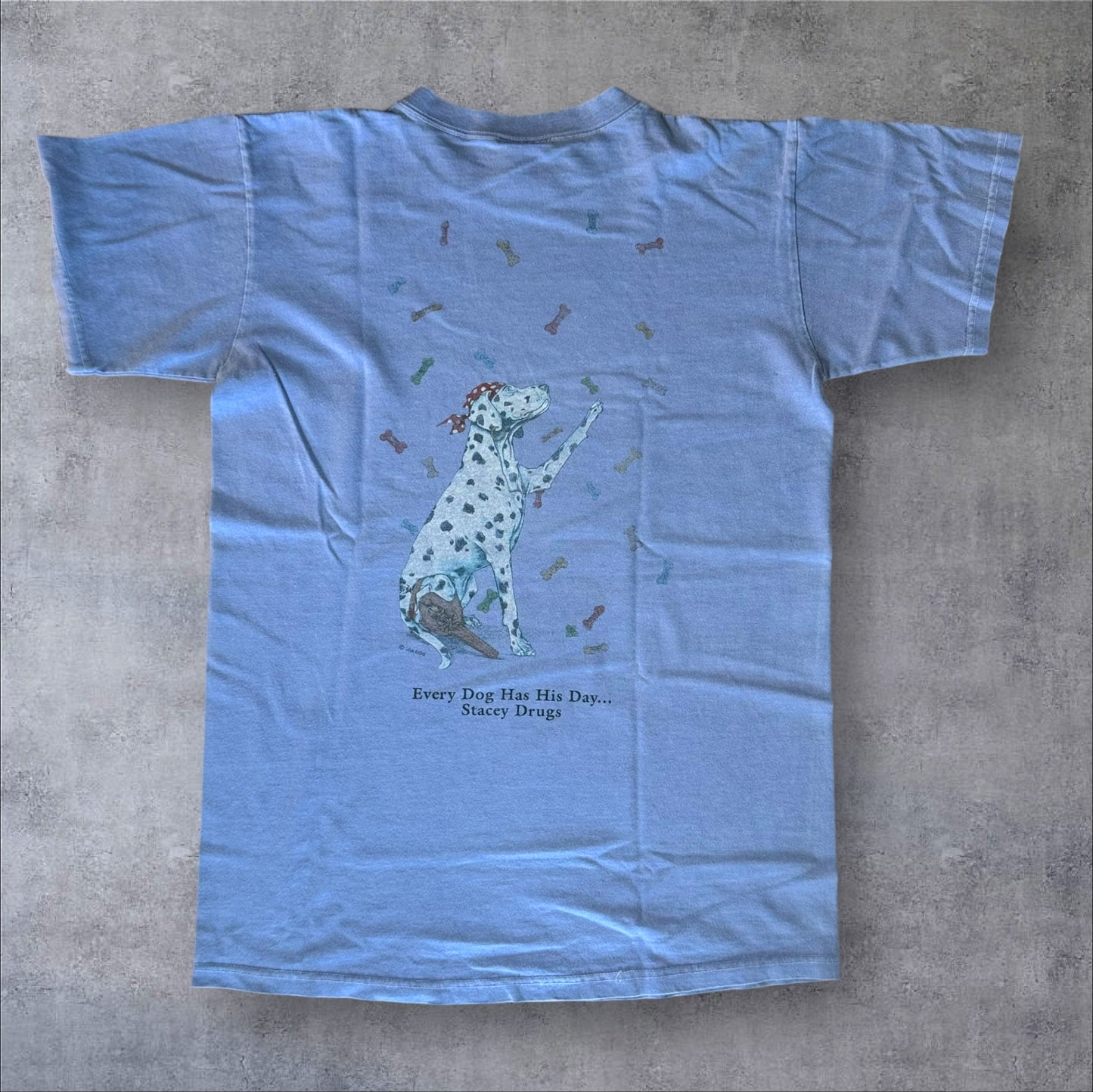 90s USA製 アート SEADOG ダルメシアン 紫 a-000002