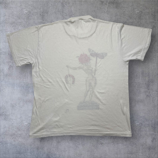 Salvador Dali WINE WOMEN and WORDS ダリ アートT 白 XL a-t-2505-020