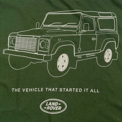 LAND ROVER ランドローバー 胸ポケット Tシャツ グリーン L co-u-2505-024