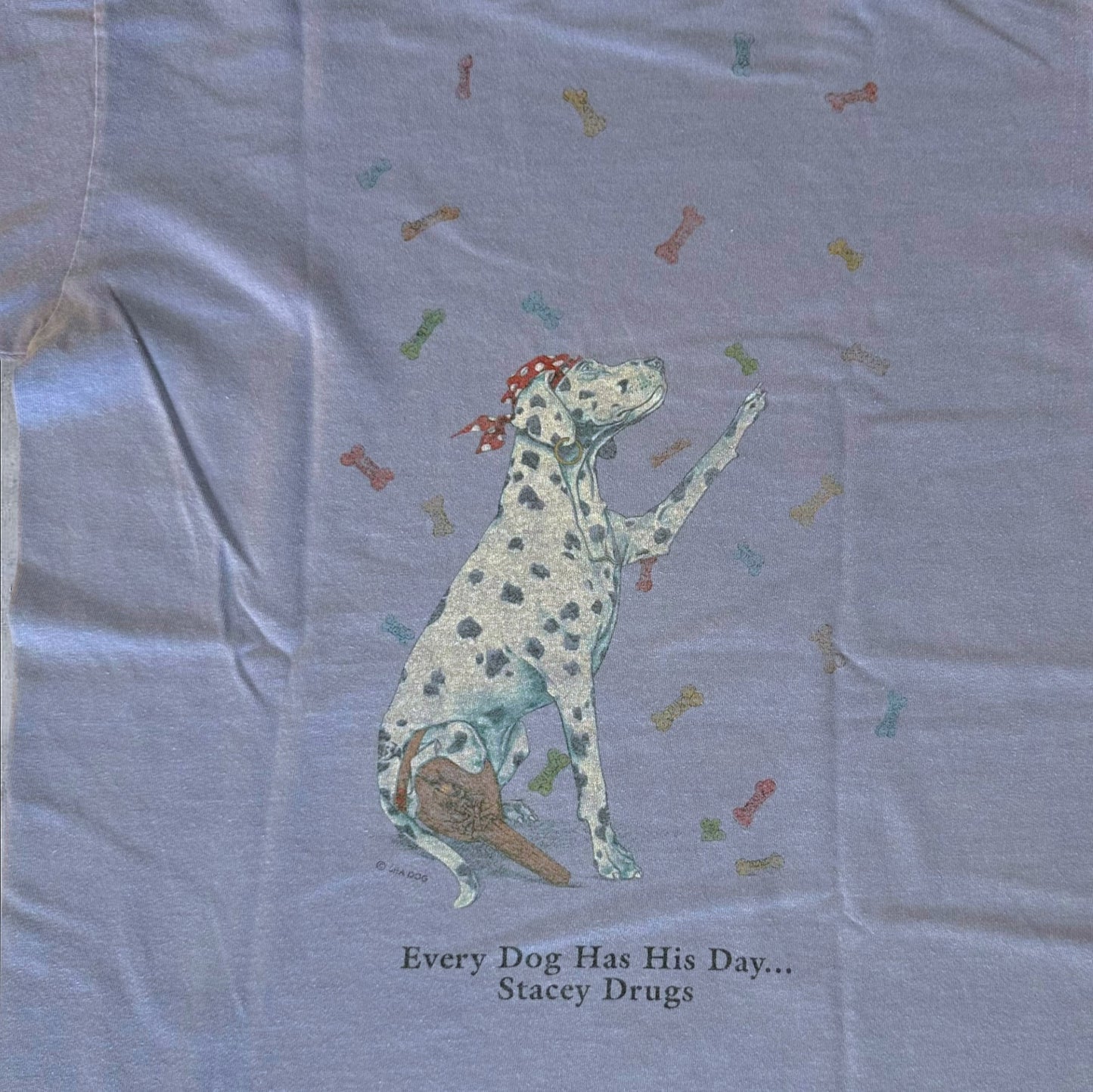 90s USA製 アート SEADOG ダルメシアン 紫 a-000002