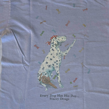 90s USA製 アート SEADOG ダルメシアン 紫 a-000002