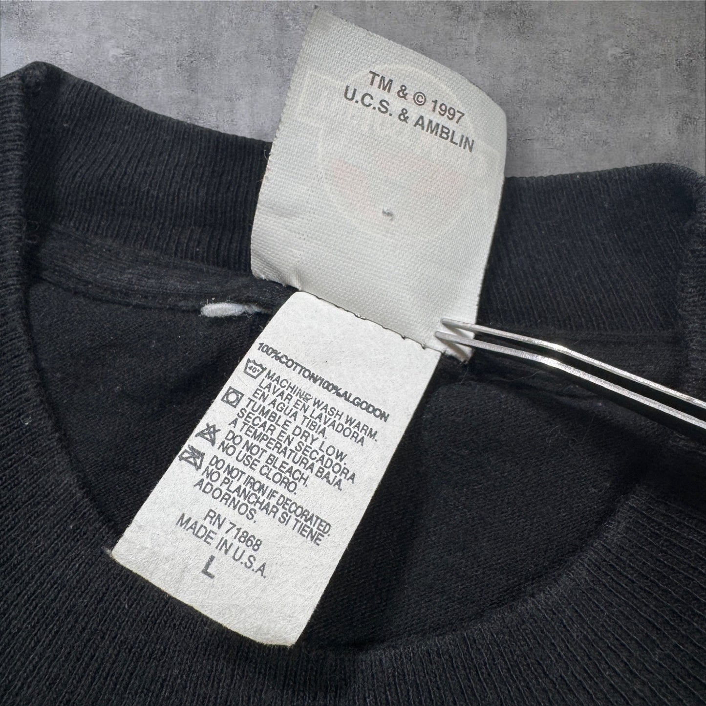 90s ジュラシックパーク ザロストワールド ムービーT USA製 L m-x-2505-033