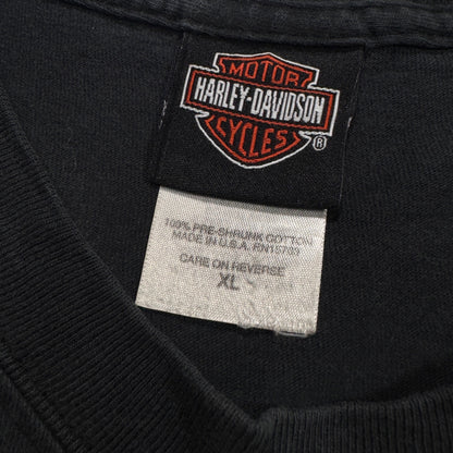 ハーレーダビッドソン 2004 イーグル蒼炎ファイアー ロズウェル ジョージア 黒 XL co-t-2505-008