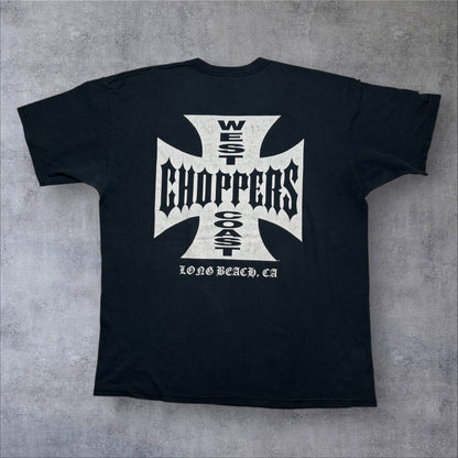 West Coast Choppers ウエストコーストチョッパーズ anvil 黒 XL co-t-2505-019