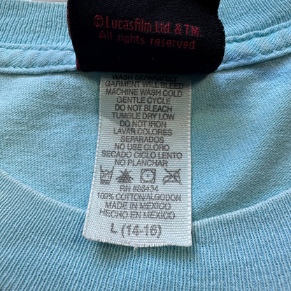 90s STAR WARS EPISODE1 ファントム・メナス タイダイ L d-t-2505-008