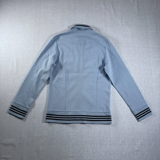 70s adidas トラックジャケット ガイコツジャージ ライトブルー 48 ad-t-2505-024