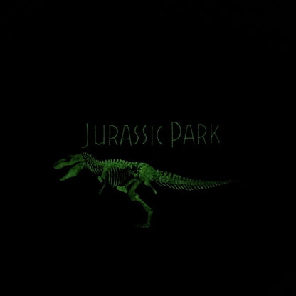 90s ジュラシックパーク 1993 hanes 黒 蓄光 XL m-x-2505-035