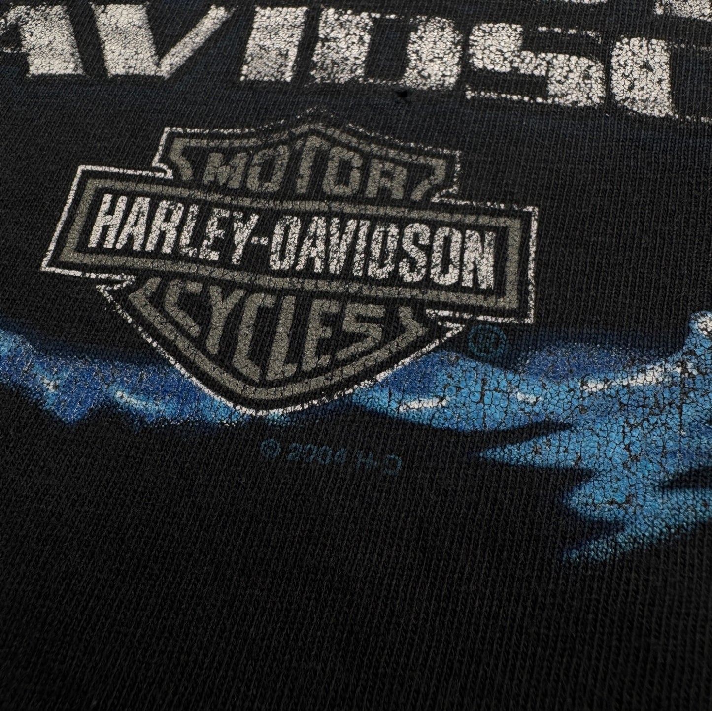 ハーレーダビッドソン 2004 イーグル蒼炎ファイアー ロズウェル ジョージア 黒 XL co-t-2505-008