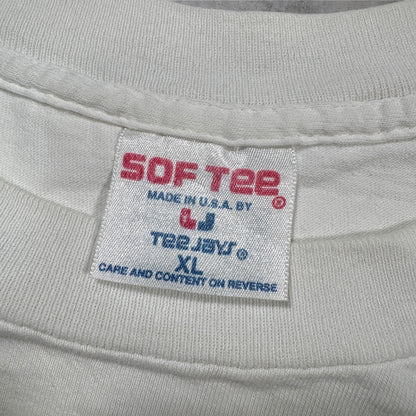 90s M.C. Escher エッシャー マルチプリント 両面 騙し絵 アートT AOP SOFTEE USA製 白 XL a-t-2505-022