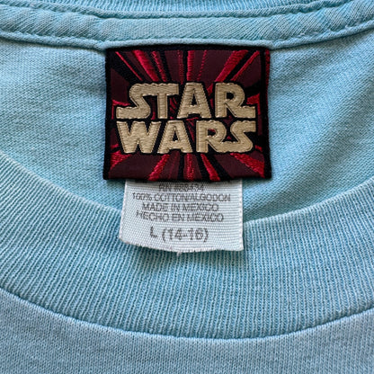 90s STAR WARS EPISODE1 ファントム・メナス タイダイ L d-t-2505-008