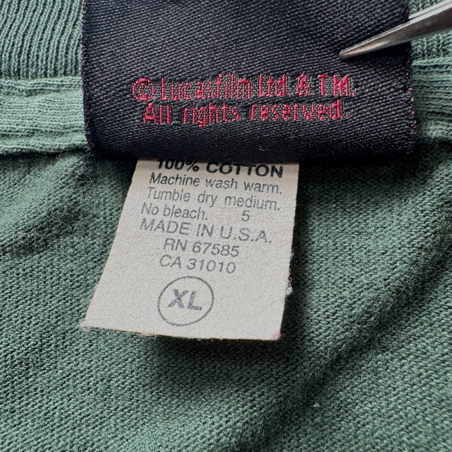 90s STAR WARS EPISODE1 バトル・ドロイド グリーン XL d-t-2505-014