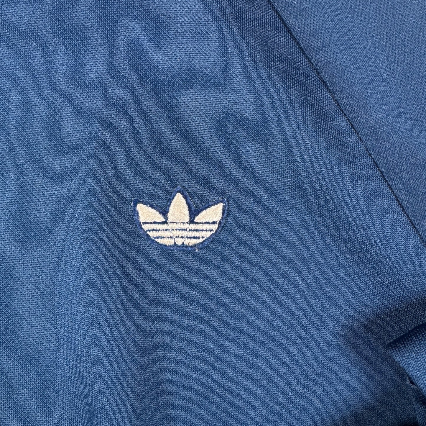 80s adidas トラックジャケット ネイビー デサント製 2号 ad-t-2505-010