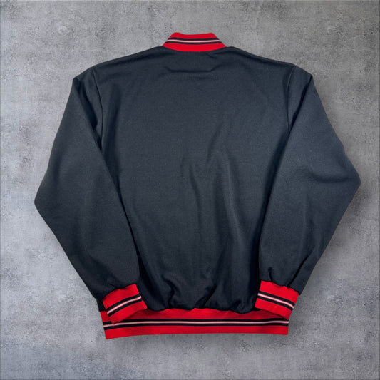 80s adidas トラックジャケット ブラック デサント製 ad-u-2505-022