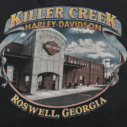 ハーレーダビッドソン 2004 イーグル蒼炎ファイアー ロズウェル ジョージア 黒 XL co-t-2505-008