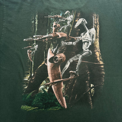 90s STAR WARS EPISODE1 バトル・ドロイド グリーン XL d-t-2505-014