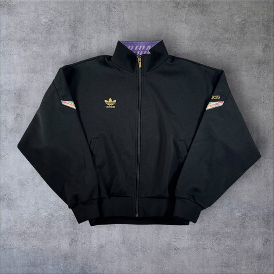 90s adidas トラックジャケット ブラック デサント製 L ad-u-2505-023