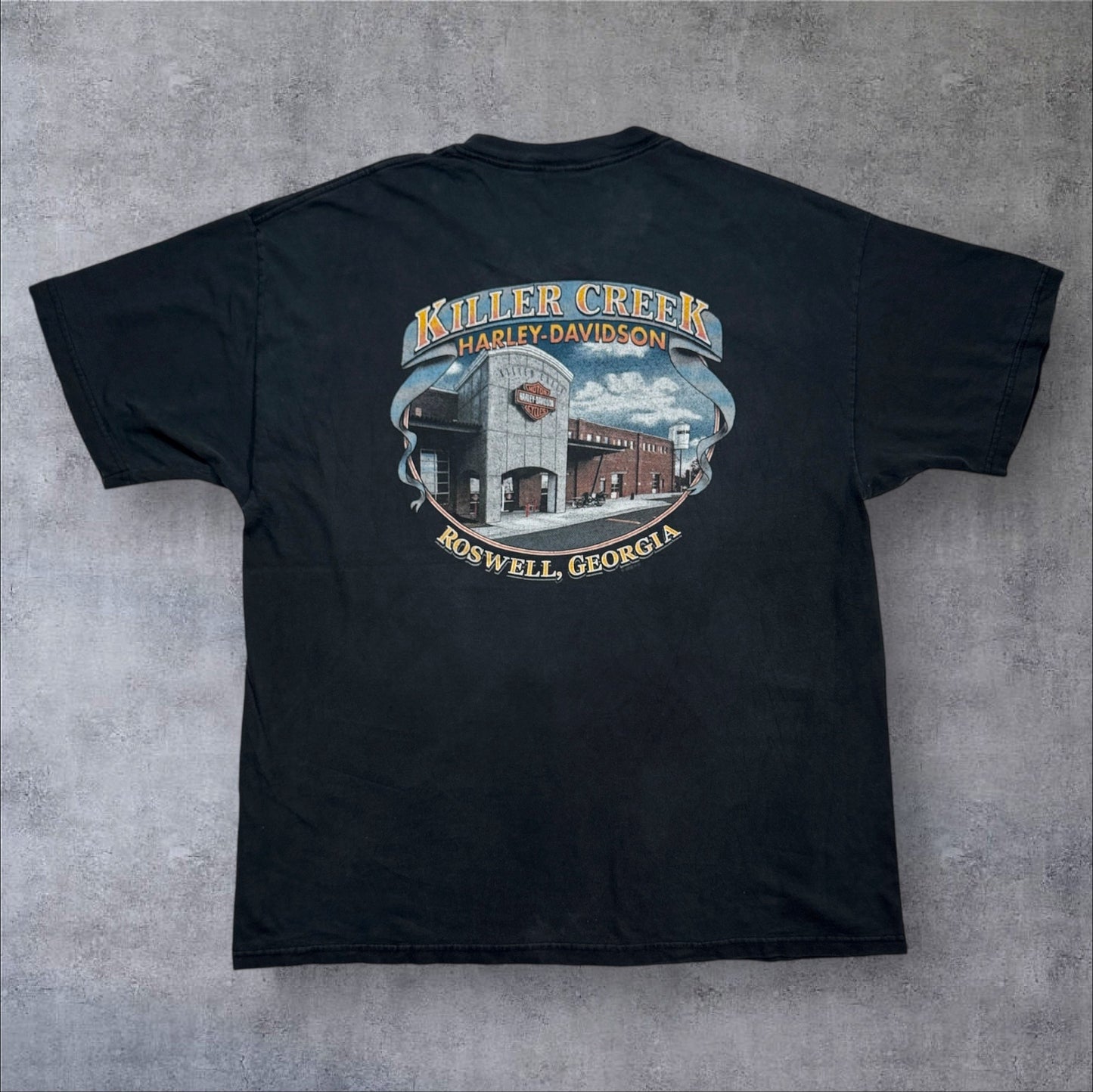 ハーレーダビッドソン 2004 イーグル蒼炎ファイアー ロズウェル ジョージア 黒 XL co-t-2505-008