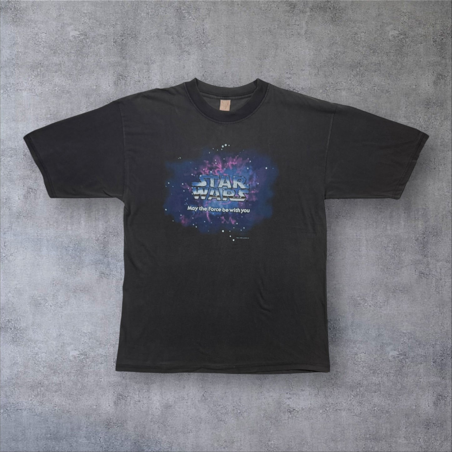 90s STAR WARS May The Force Be With You 1995 ブラック d-t-2505-002