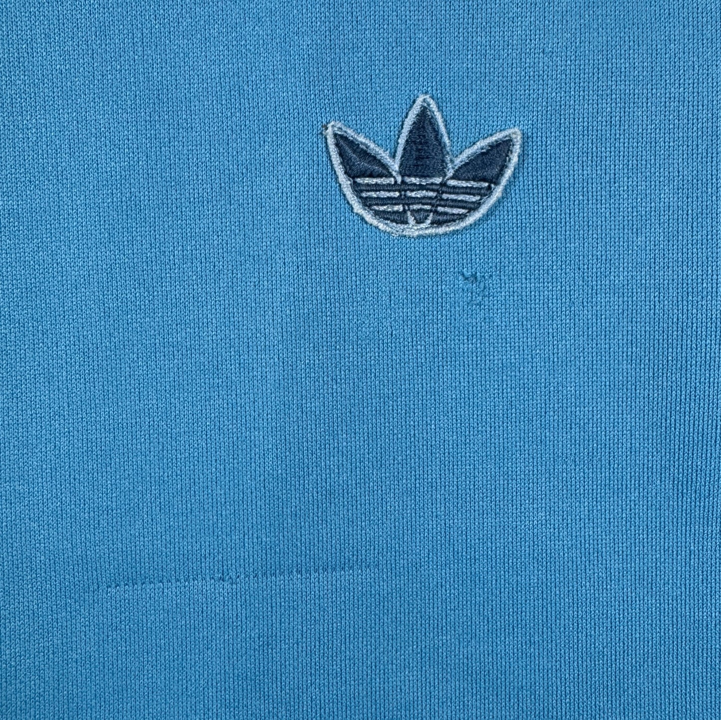 80s adidas トラックジャケット 水色 デサント 3号 ad-t-2505-005