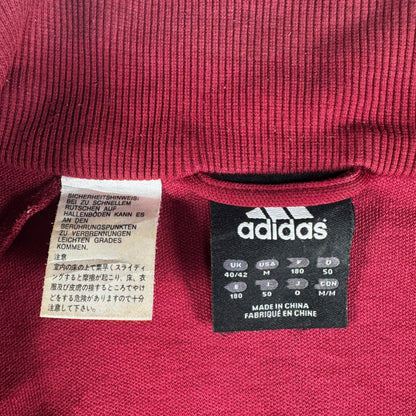 00s adidas トラックジャケット 赤 オレンジライン ad-u-2505-015
