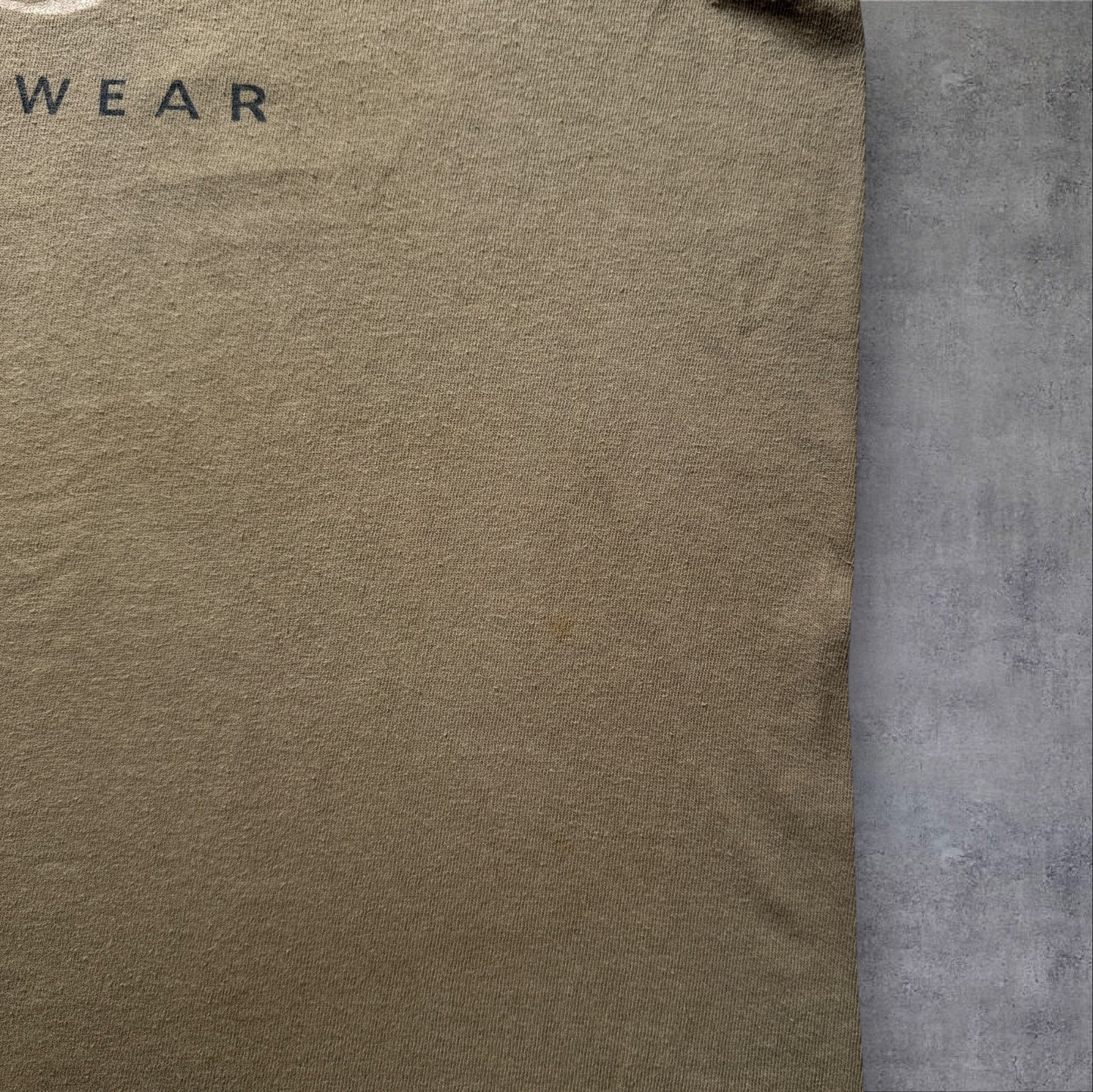 90s STAR WARS REBELWEAR 両面プリント Changes USA製 カーキ L d-t-2505-012