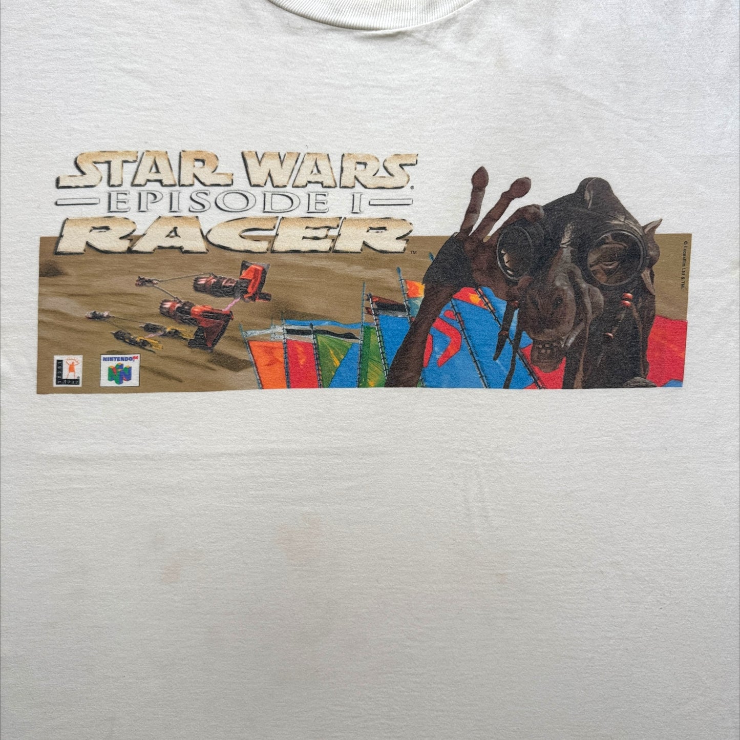 90s STAR WARS EPISODE1 セブルバ RACER nintendo64 ホワイト d-t-2505-015