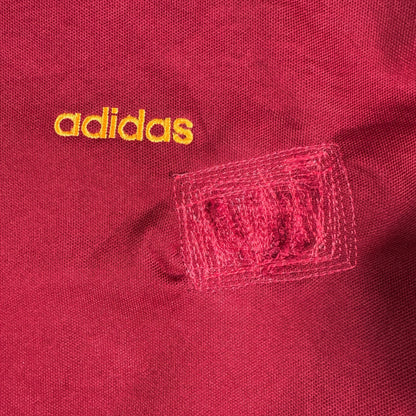 00s adidas トラックジャケット 赤 オレンジライン ad-u-2505-015