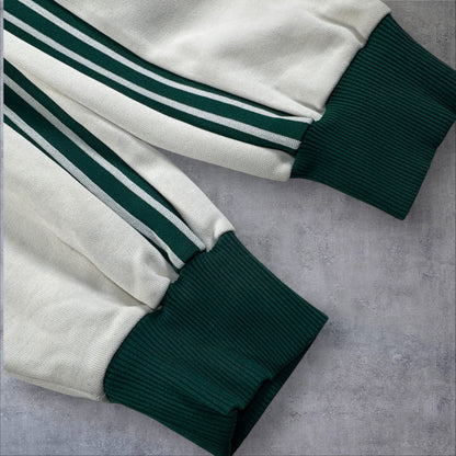 70s初期 adidas トラックジャケット ホワイト デサント 西ドイツ製 6号 ad-t-2505-015