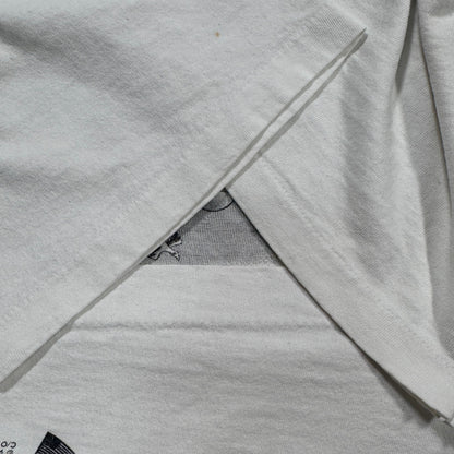 90s M.C. Escher エッシャー マルチプリント 両面 騙し絵 アートT AOP SOFTEE USA製 白 XL a-t-2505-022