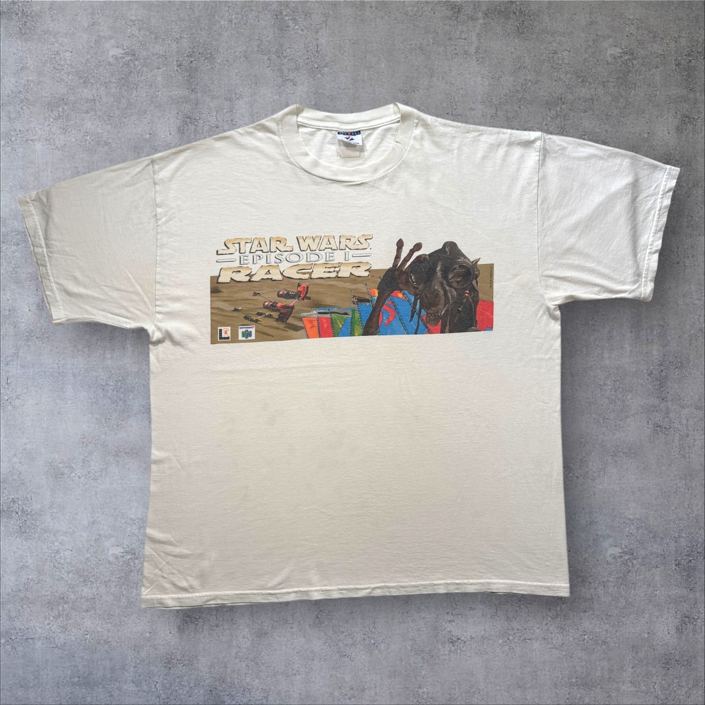 90s STAR WARS EPISODE1 セブルバ RACER nintendo64 ホワイト d-t-2505-015