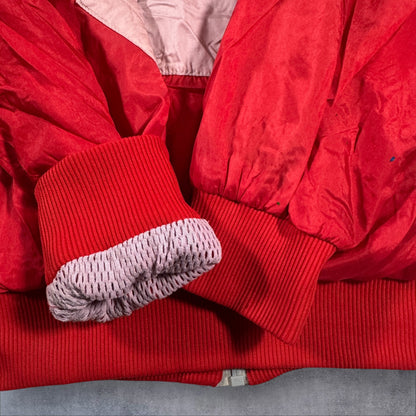 90s adidas ナイロンジャケット ピンク 万国旗タグ ad-u-2505-004