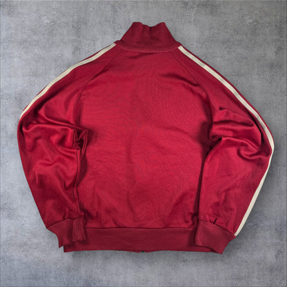 00s adidas トラックジャケット 赤 白ライン ad-u-2505-014