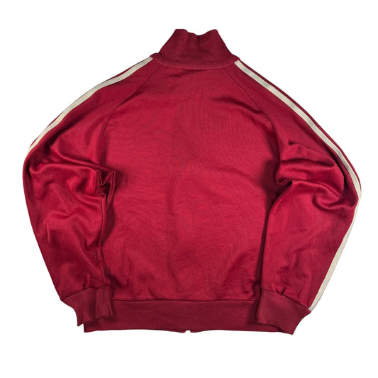 00s adidas トラックジャケット 赤 白ライン ad-u-2505-014