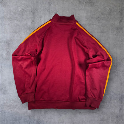 00s adidas トラックジャケット 赤 オレンジライン ad-u-2505-015