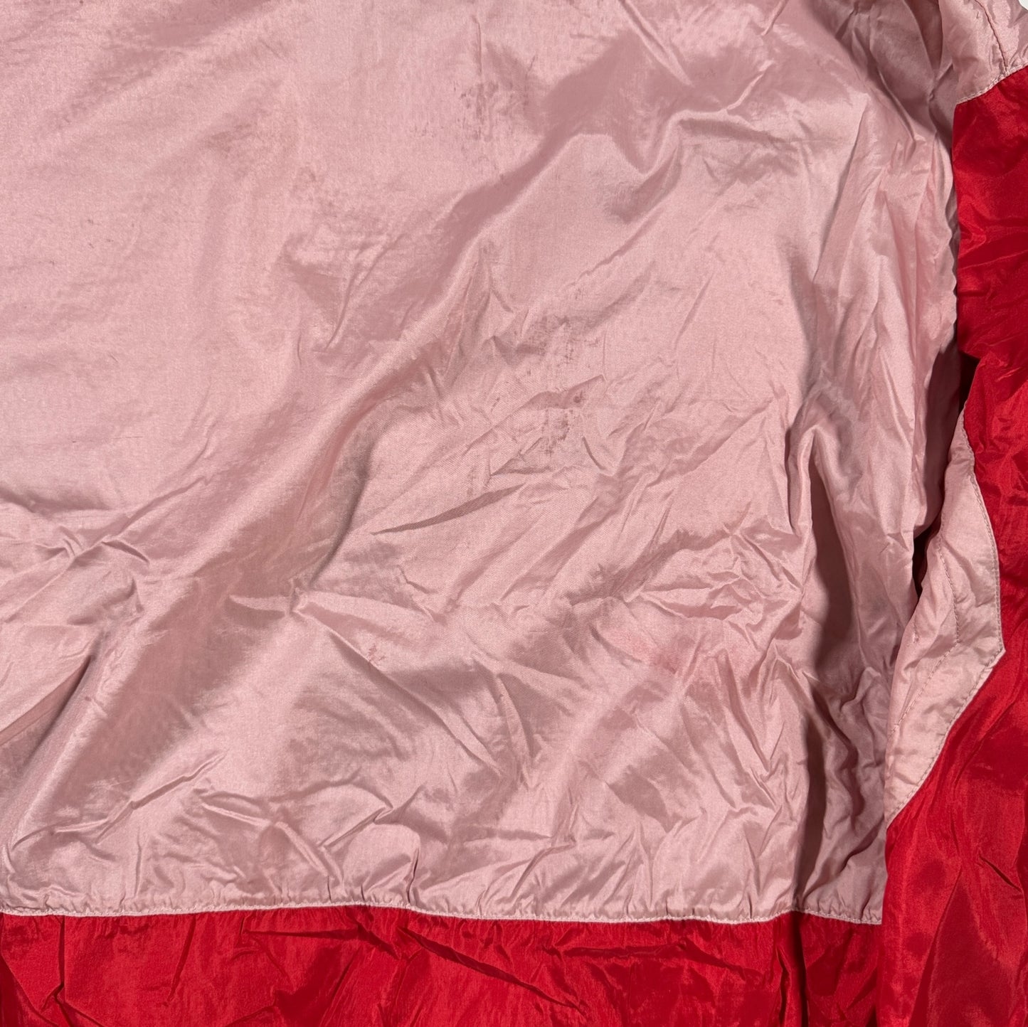 90s adidas ナイロンジャケット ピンク 万国旗タグ ad-u-2505-004