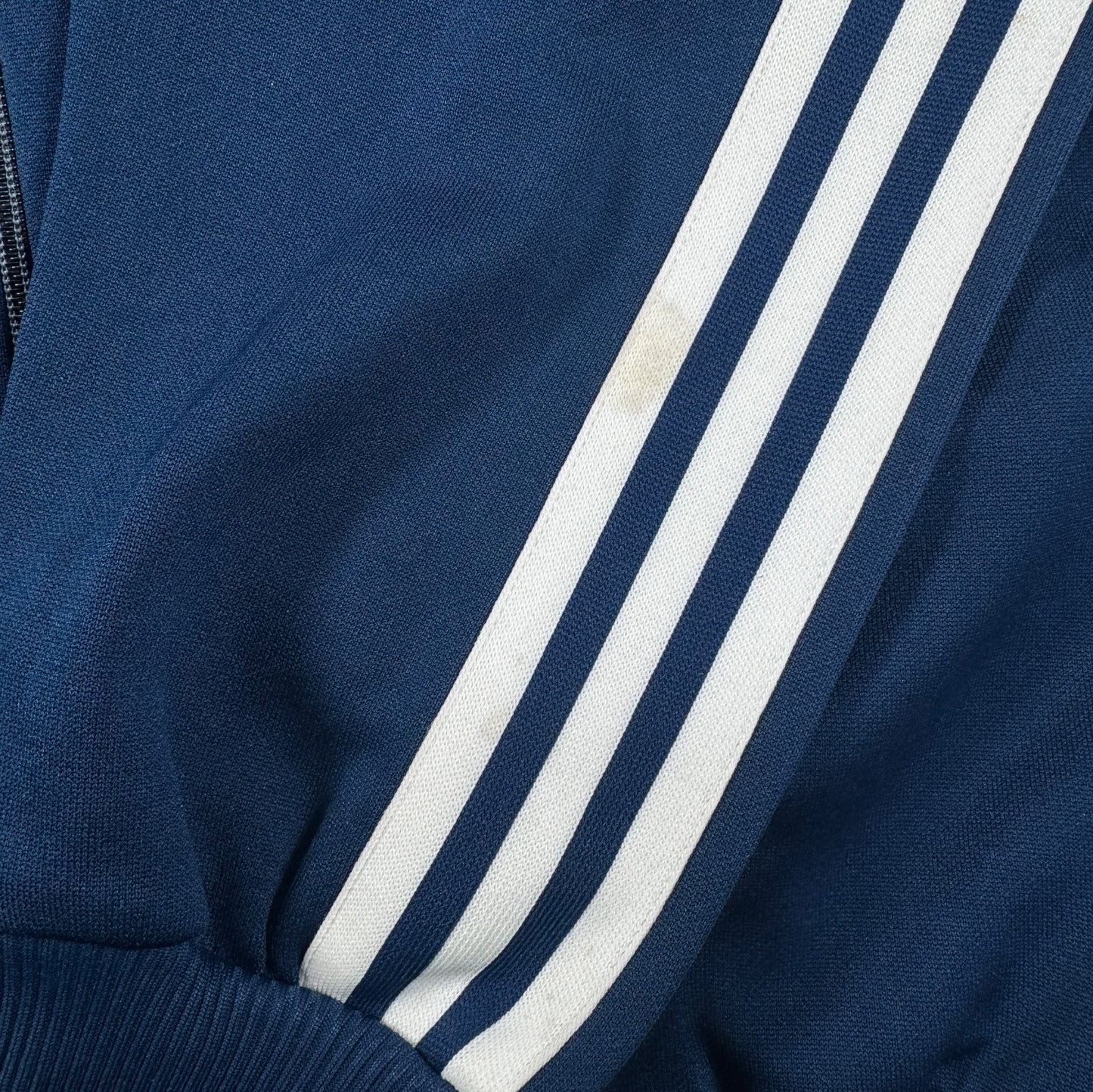 80s adidas トラックジャケット ネイビー デサント製 2号 ad-t-2505-010