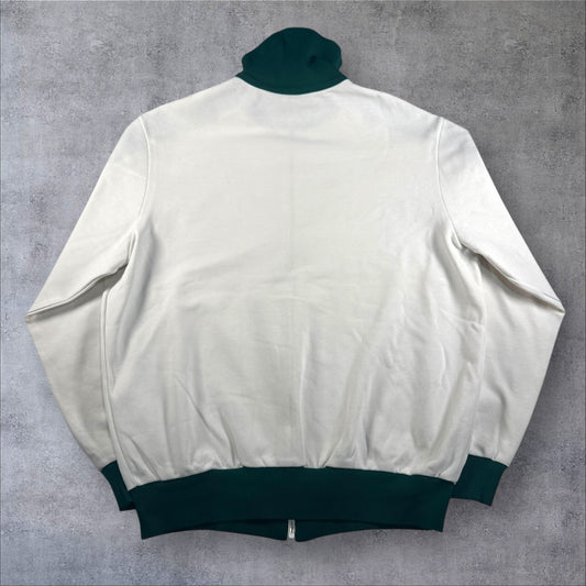 70s初期 adidas トラックジャケット ホワイト デサント 西ドイツ製 6号 ad-t-2505-015