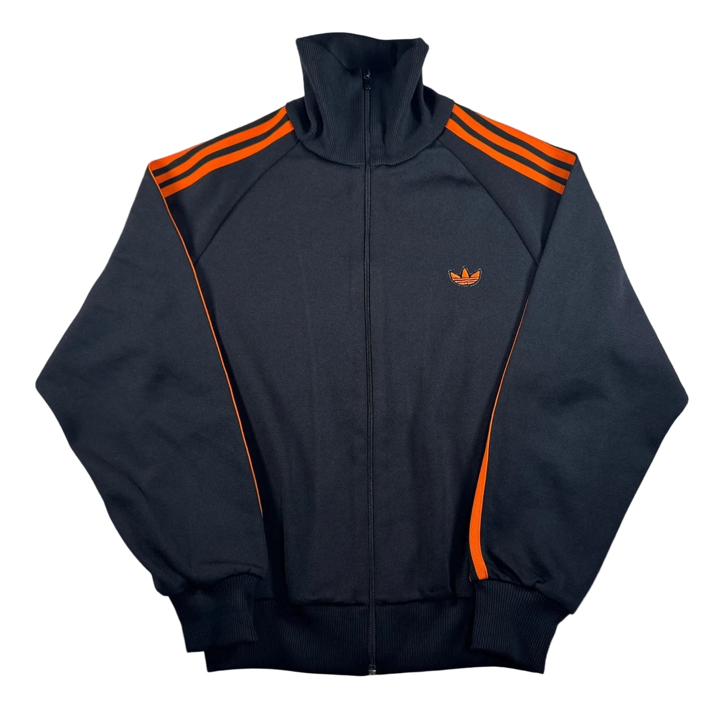 80s adidas トラックジャケット ブラック デサント製 2号 ad-t-2505-016