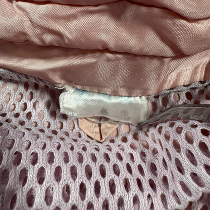 90s adidas ナイロンジャケット ピンク 万国旗タグ ad-u-2505-004