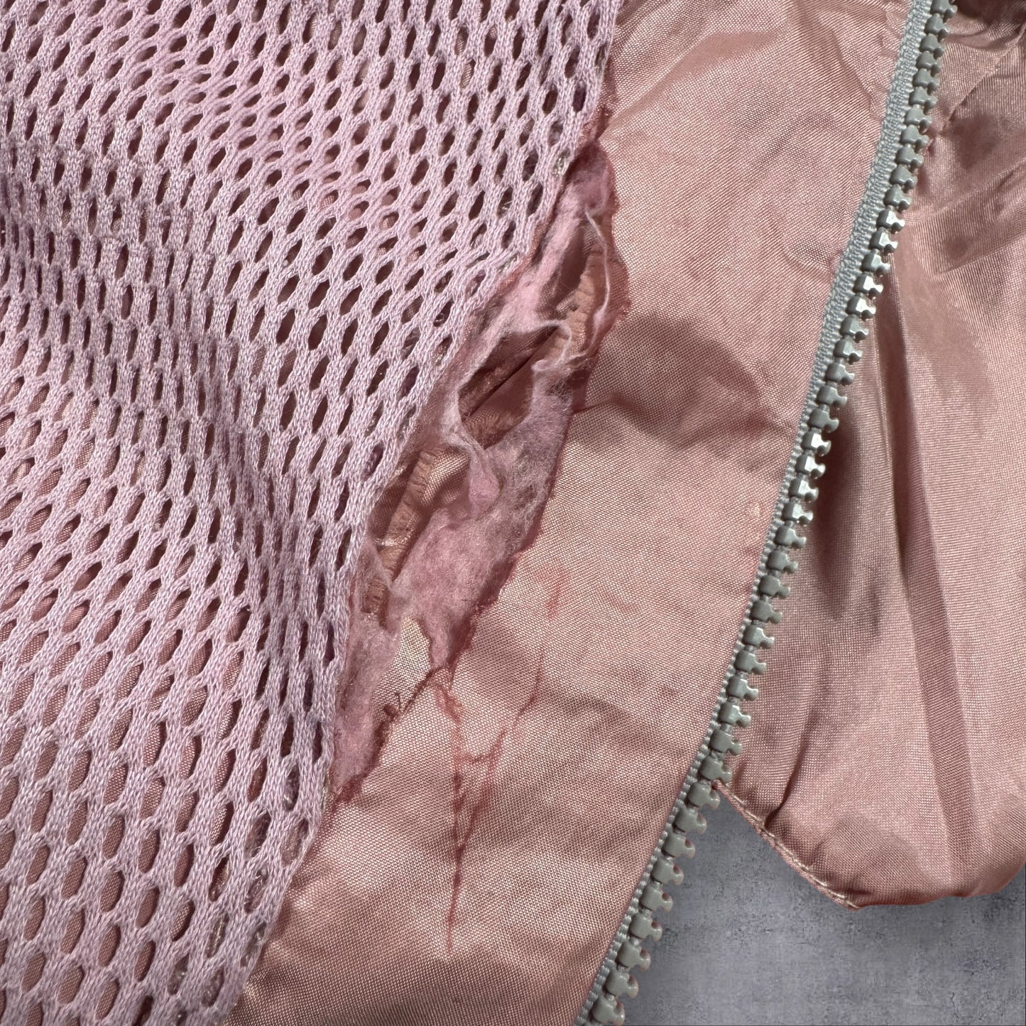 90s adidas ナイロンジャケット ピンク 万国旗タグ ad-u-2505-004